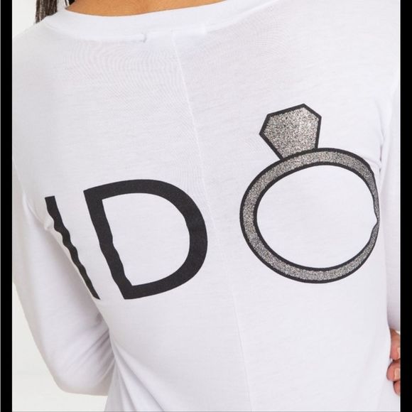 PrettyLittleThing White Bride I Do Slogan Romper women's size 6 wedding … - Picture 2 of 9